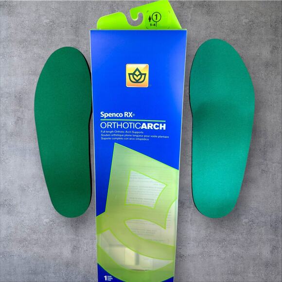 Spenco RX Orthotic Full Length Arch Support Shoe Insoles Pair Women Size 5-6 #1 - Picture 1 of 10